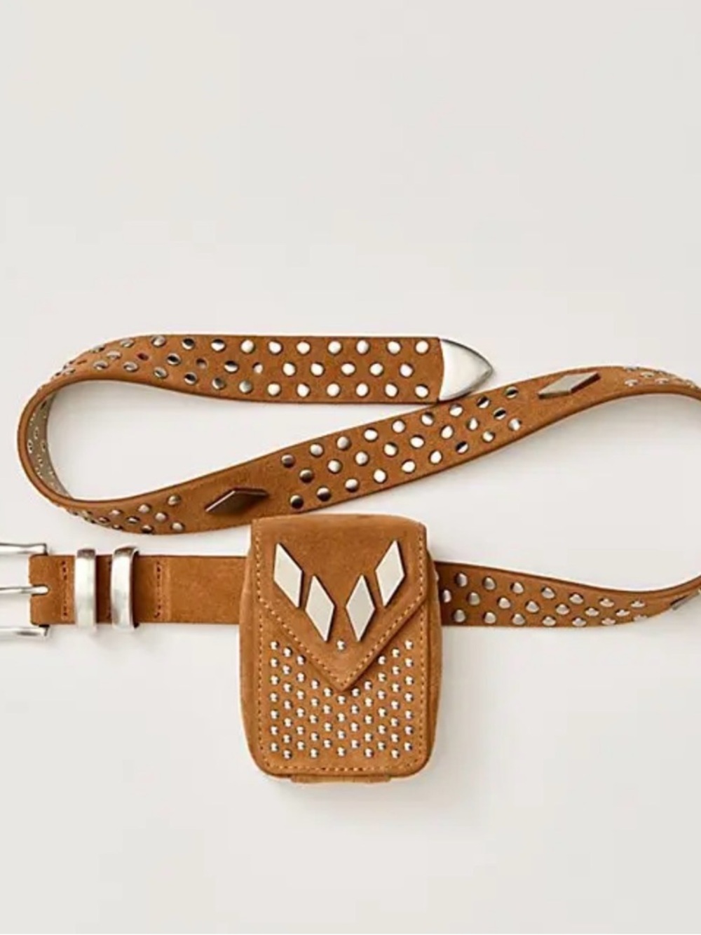 Free People Texas Rose Pocket Belt 🔥 By Understated Leather. Size L